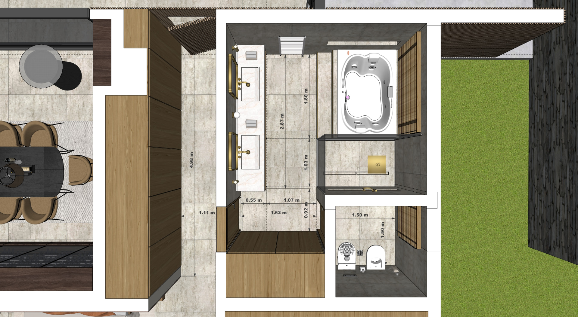Referencia visual del servicio Anteproyecto de Baños